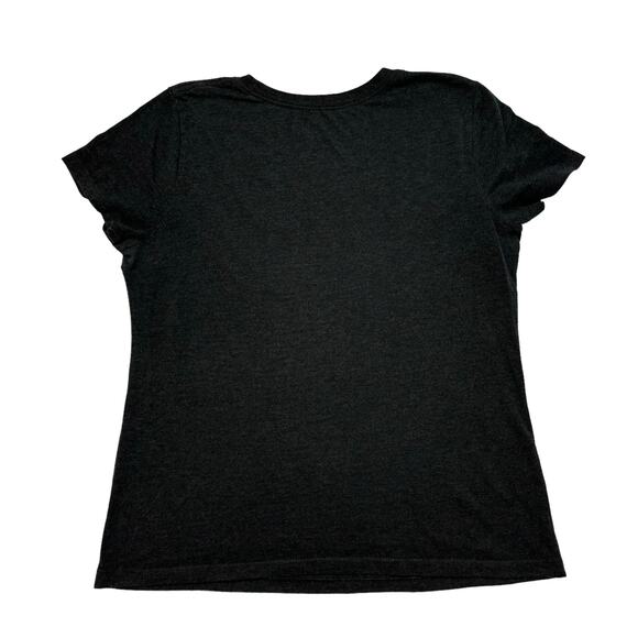 Edward Scissorhands Heather Gray Shadow Outline Graphic Tee Size 2X Womens Retro - Picture 5 of 8